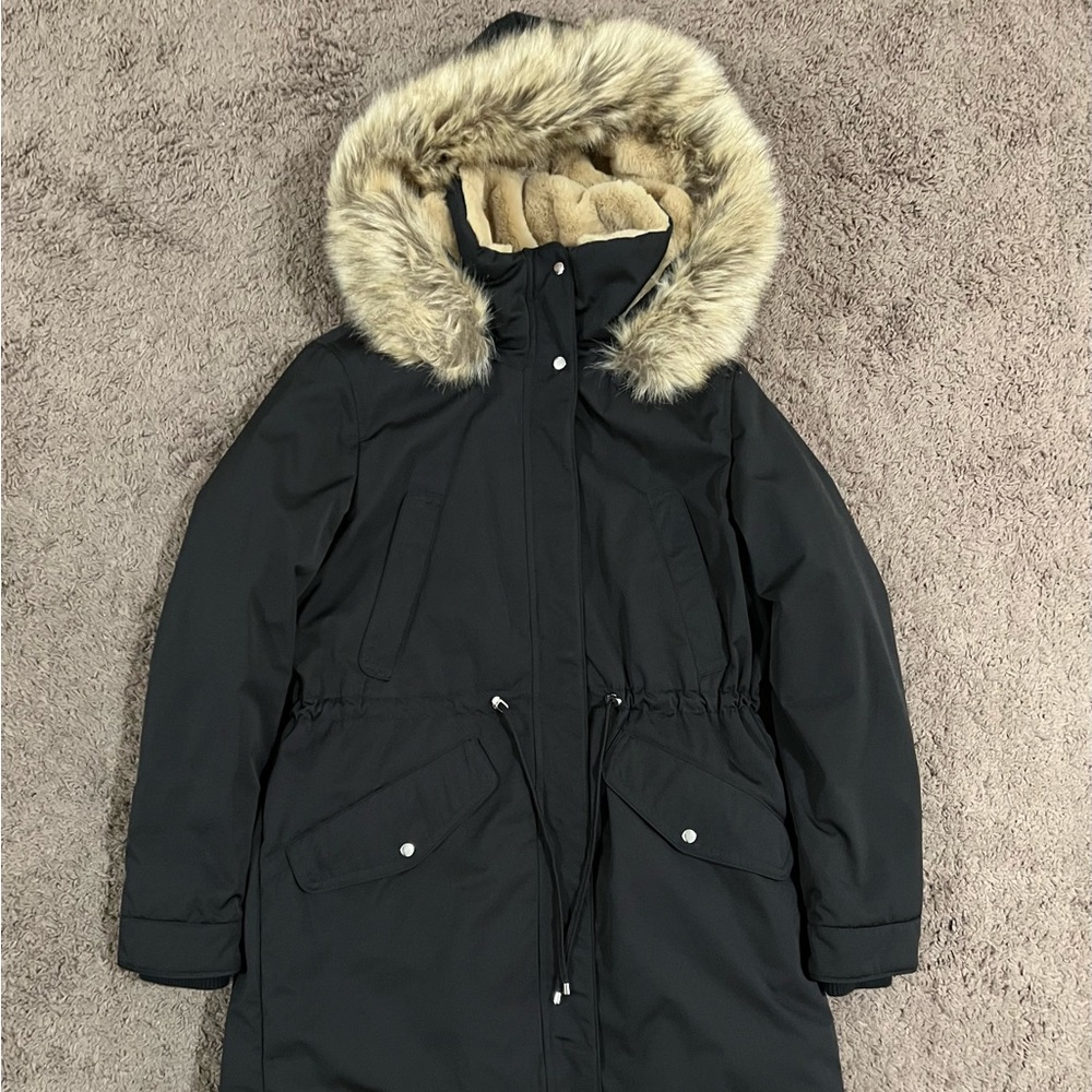 Zara Women’s DuPont Sorona Puffer Parka “TRF Collection” SZ Medium, NWOT